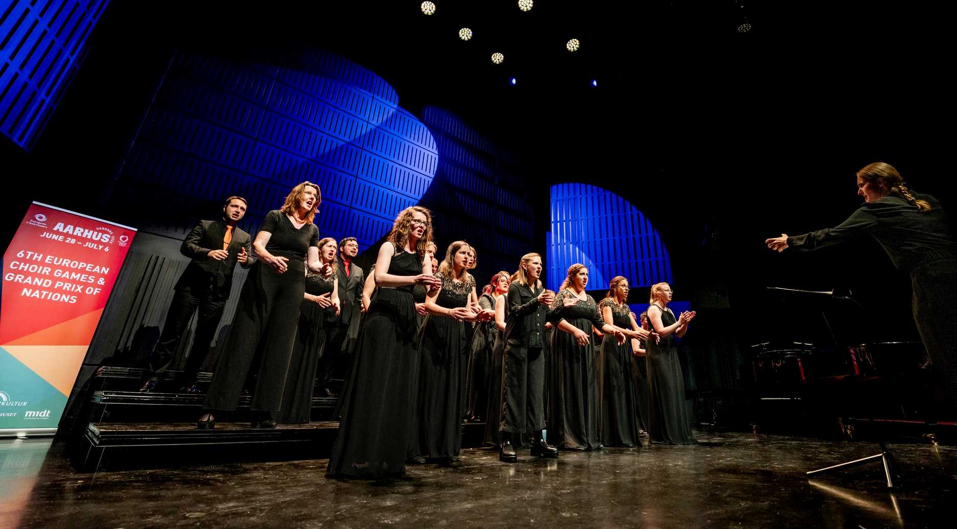 Cantamus Gießen: Foto vom Auftritt bei den European Choir Games 2025 © INTERKULTUR Jonas Persson