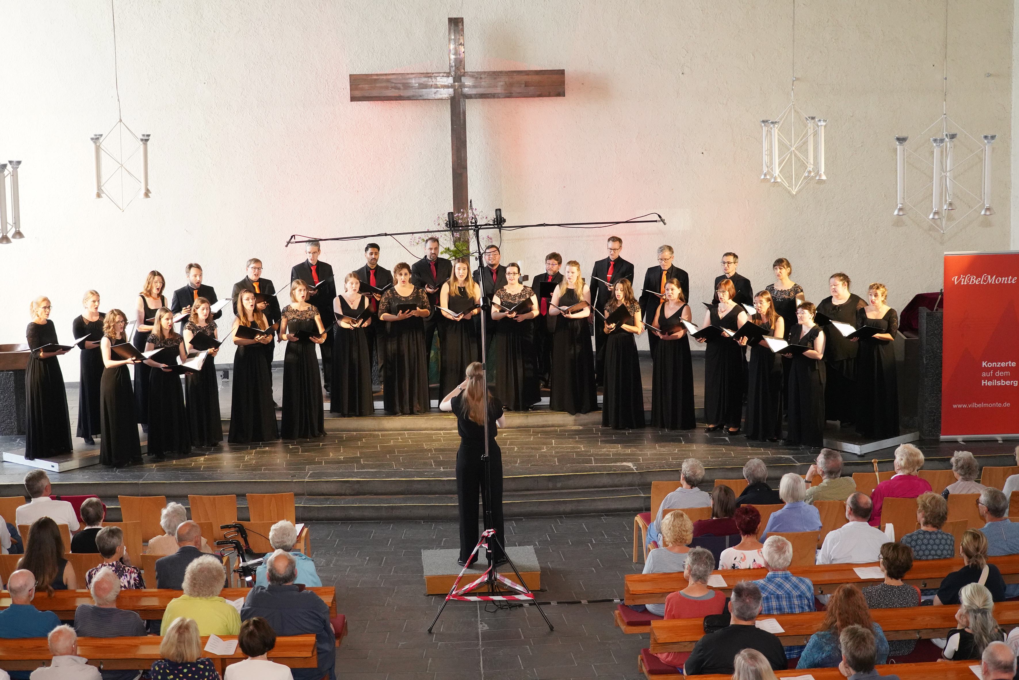 Cantamus Gießen beim Sommerkonzert 2025 im Rahmen von Vilbelmonte - Foto von Ullrich Boehnke