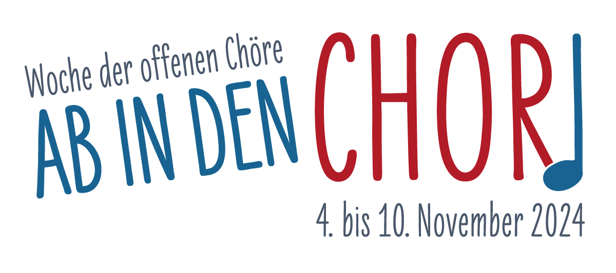 Logo Woche der offenen Chöre 2024 